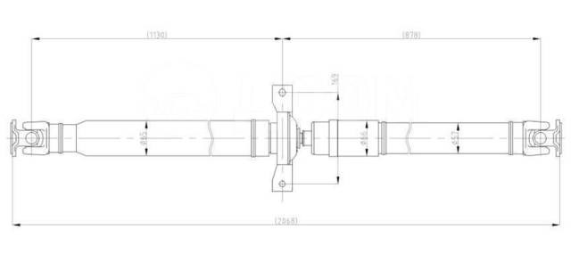 Карданный вал Honda RD1  40100S10A01 - фото 4497