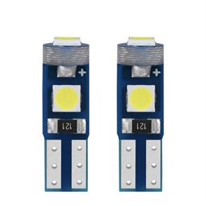 Лампа автомобильная светодиодная T5-3030-3SMD 12V T5-3030-3SMD 12V