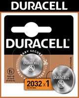 Батарейка Duracell CR2032, Литиевый тип, 3 В CR2032