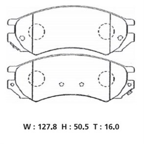 Колодки тормозные дисковые PF2188 передние PF2188