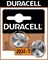 Батарейка Duracell CR2032, Литиевый тип, 3 В CR2032 - фото 20092